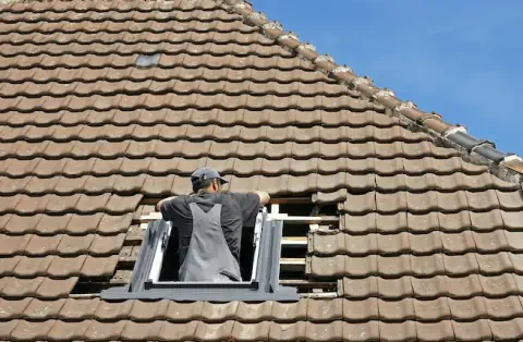Pose de velux - Aubertin